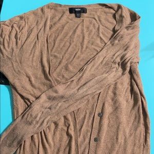 Long beige mossimo sweater